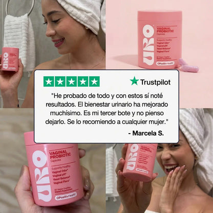 PROBIÓTICOS VAGINALES URO, RETOMA TU SALUD ÍNTIMA