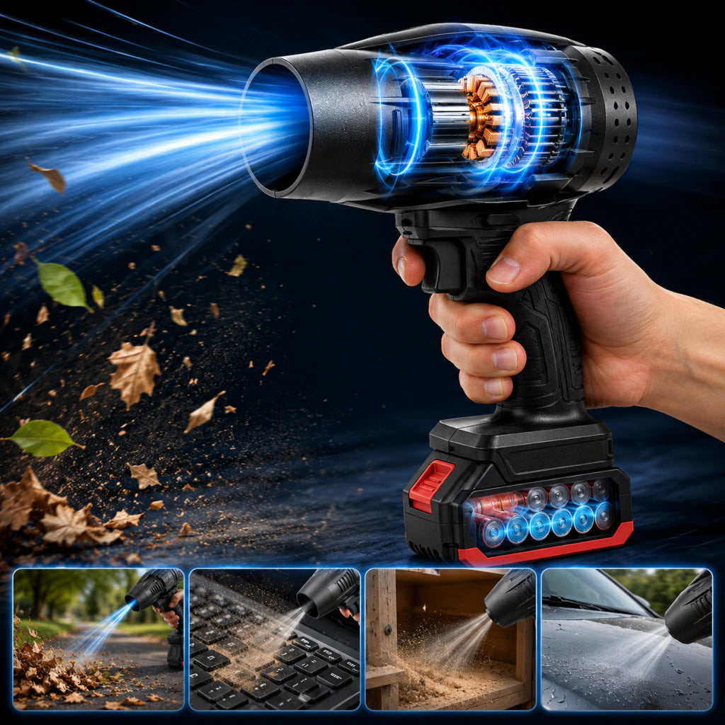 Soplador Turbo Jet Inalámbrico + ENVIO GRATIS ⭐⭐⭐⭐⭐